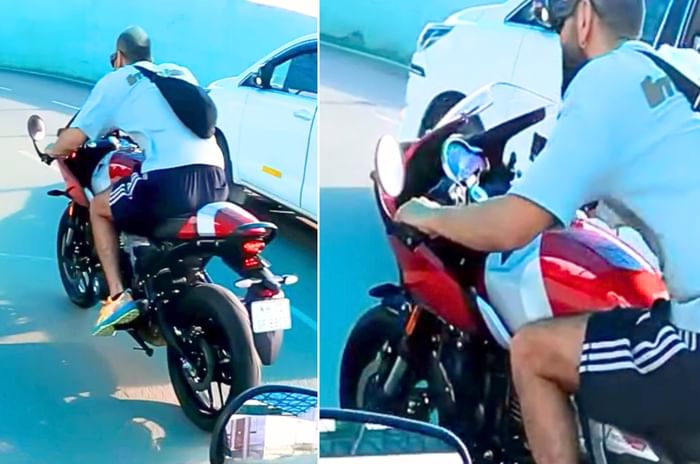 Triumph Thruxton 400 spotted undisguised for the first time